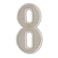 No. 8 Metal Cypher Pair - Silver