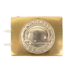 German WW1 Brass "Front heil" Veteran's Association Belt Buckle