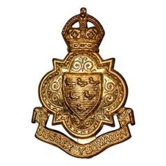 Sussex Yeomanry Cap Badge - Kings Crown