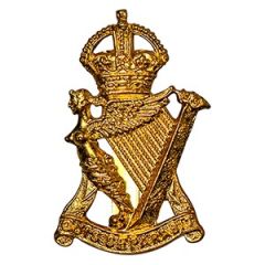 Royal Ulster Rifles Brass Cap Badge