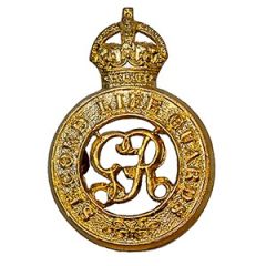 2nd Regiment of Life Guards Cap Badge - Kings Crown