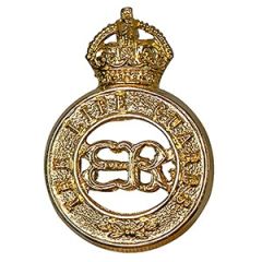 Edward VIII Life Guards Cap Badge - Kings Crown