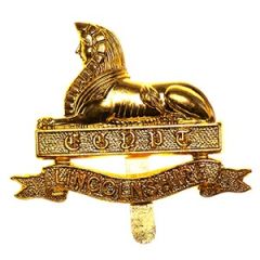 Royal Lincolnshire Regiment Gold Cap Badge