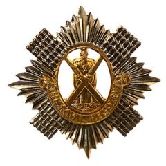 The Royal Regiment (Royal Scots) Glengarry Cap Badge