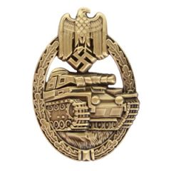Army Panzer Assault Badge Stamped - Bronze