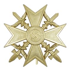 Spanish Cross with Swords - Gold