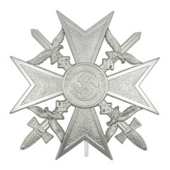 Spanish Cross with Swords - Silver