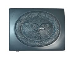 Luftwaffe Enlisted Mans Blue Painted Belt Buckle