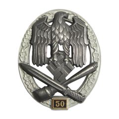 Numbered General Assault Badge - 50
