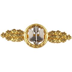 1957 Luftwaffe Long Range Day Fighter Clasp - Gold