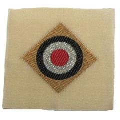Original Army Afrika Korps Officer BEVO Cap Cockade