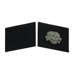Totenkopf EM Collar Tabs (Single skull)