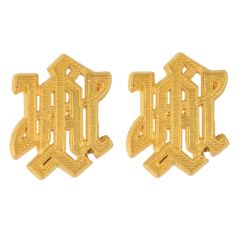 LAH Metal Cyphers for Shoulder Boards Pair - Gold