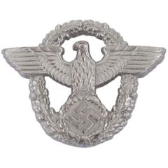 WW2 German Police Officer Cap Badge