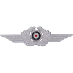 Metal Luftwaffe Visor Cap Wreath and Cockade.