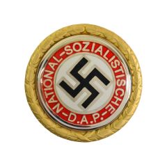 NSDAP Golden Party Badge - Dated