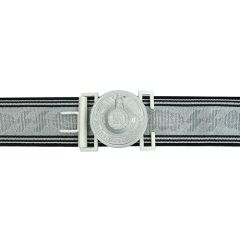 Black SS Brocade Belt and Buckle