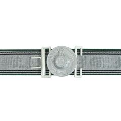 Green SS Brocade Belt and Buckle