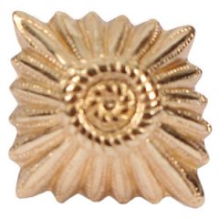 German Military Gold Rank Pip - 17mm