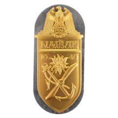 Narvik Battle Shield in Gold
