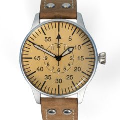 Ailager® German Luftwaffe Aviator Service Watch - The Beobachtungsuhr - Brown
