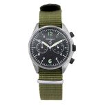 Ailager® British Military Chronograph Watch - The Fab Four With Green Strap