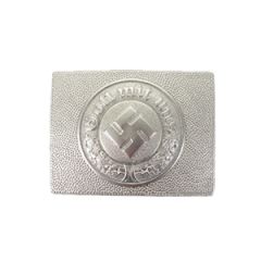 WW2 German Police Buckle - Silver