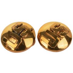 US Monogram Collar Discs - Domed