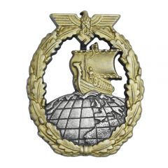 Kriegsmarine Auxiliary Cruiser Badge