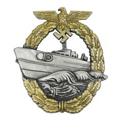 Kriegsmarine E-Boat Badge (2nd Pattern)