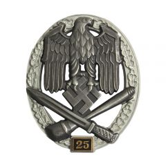 Numbered General Assault Badge - 25