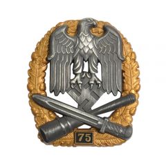 Numbered General Assault Badge - 75