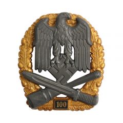 Numbered General Assault Badge - 100