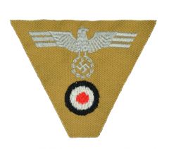 Army Afrika Korps EM Cap Eagle and Cockade M1941