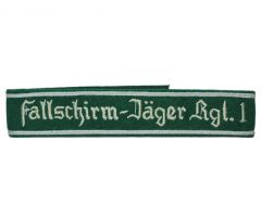 WW2 EM Fallschirm-Jager Rgt. 1 Cuff Title