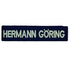 Hermann Goring (Block) Blue Cuff Title