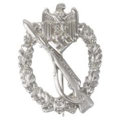 German Infantry Assault Badge - Silver (Hollow-backed)