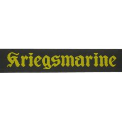 Kriegsmarine Cap Tally - 'Kriegsmarine'