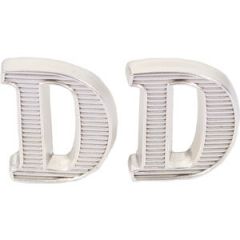 D Deutschland Metal Shoulder Cypher Pair - Silver