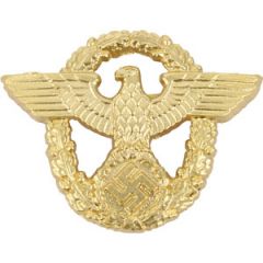 WW2 German Police General Cap Badge