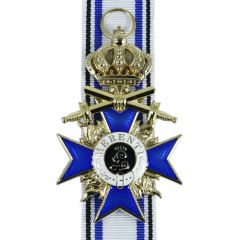 Bavarian Order of Military Merit With Crown and Swords - 3rd Class