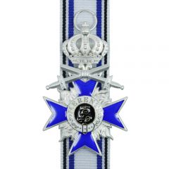 Bavarian Order of Military Merit With Crown and Swords - 4th Class