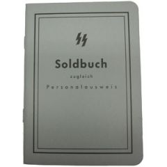 German SS Soldbuch