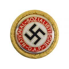NSDAP Golden Party Badge - Dated