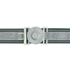 Green SS Brocade Belt and Buckle