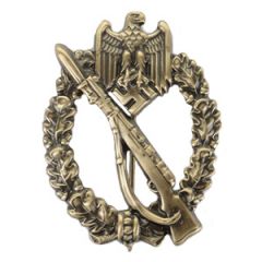 German Infantry Assault Badge - Bronze (Hollow-backed)