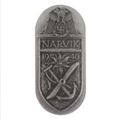 Narvik Battle Shield in Silver