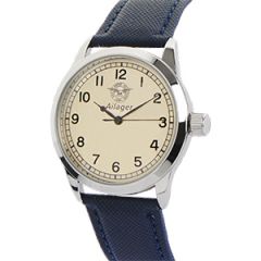 Ailager® British RAF Service Watch - The Airman Pilot's Watch - Blue Strap