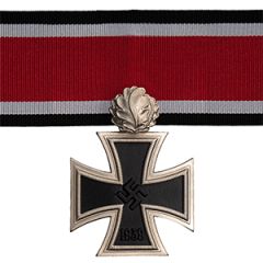 1939 Knights Cross of the Iron Cross in Nickel Silver with Oakleaves