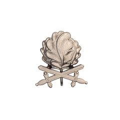 Knights Cross Oakleaves with Swords in Nickel Silver